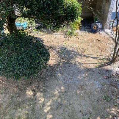 雑排水槽撤去と浄化槽工事画像