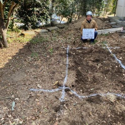 2棟それぞれの単独浄化槽を1つの合併浄化槽にまとめて施工画像