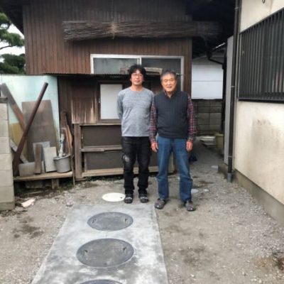 合併処理浄化槽 5人槽 転換工事画像