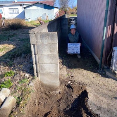 浄化槽浸透槽工事画像